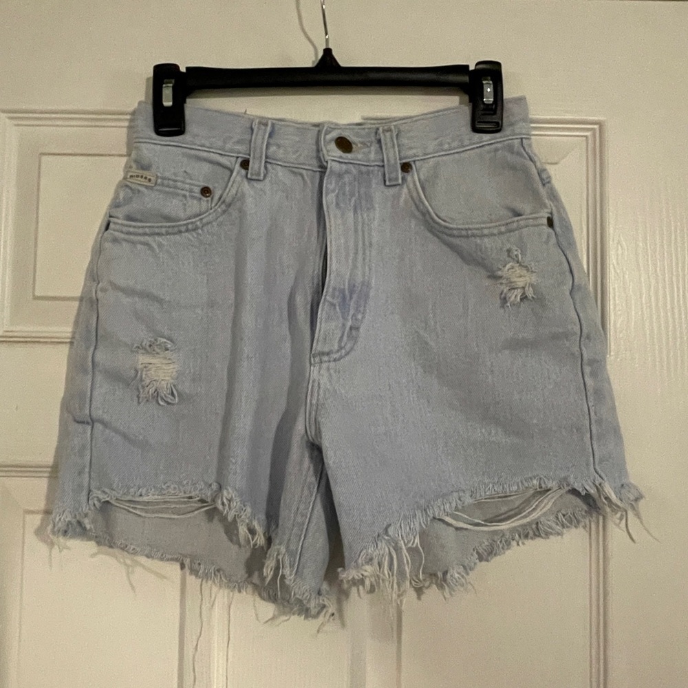 Riders Light Denim Mom Shorts Size 2